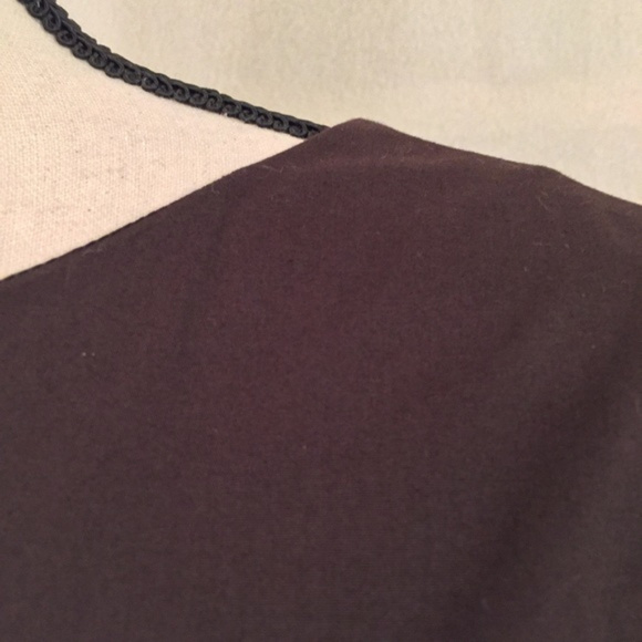 hoshanna brown boatneck stretch cotton fit & flare dress - Picture 7 of 8